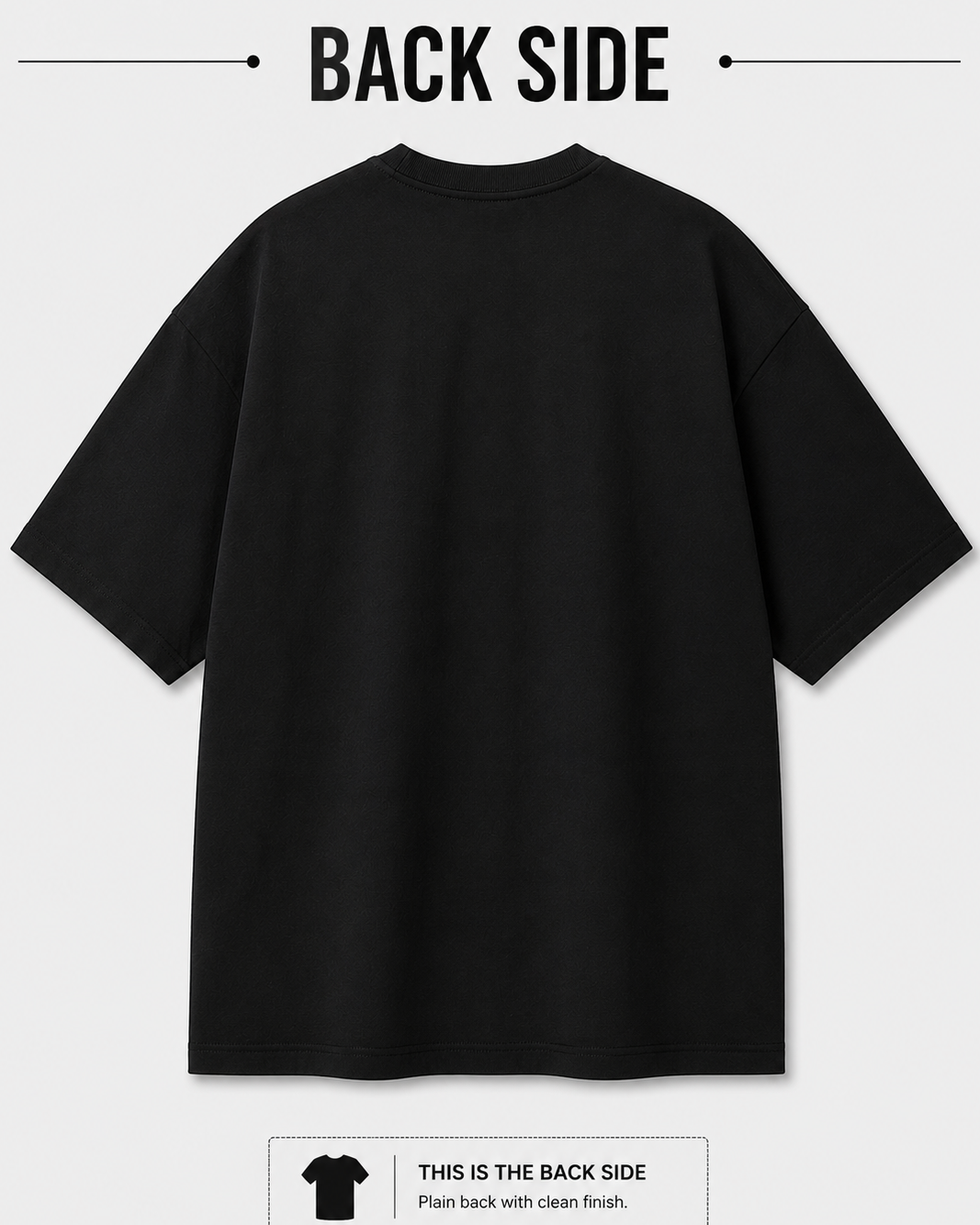 Bloom Floral Front Print Oversized Tee | Black
