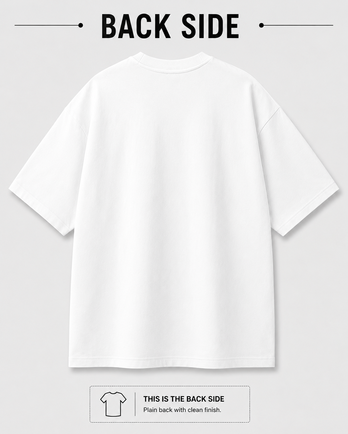 Tropical Soul Front Print Oversized Tee | Black & White