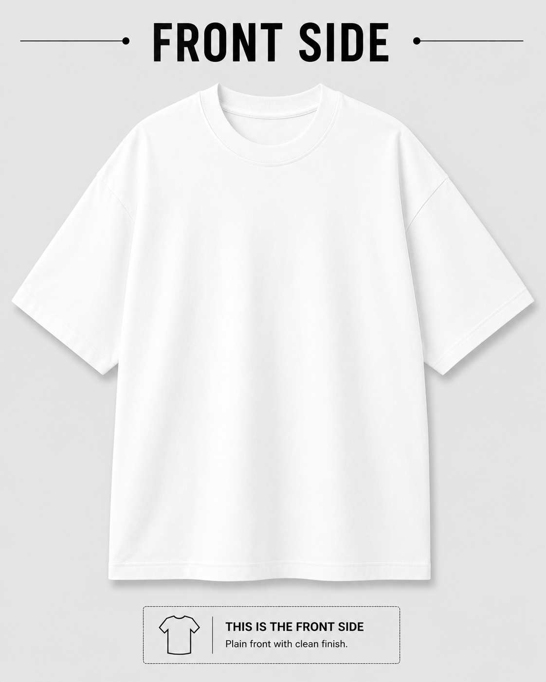 Implies Atelier Signature Floral Back Print Oversized Tee | Black & White