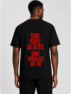 More Than Art Tee — Black / White