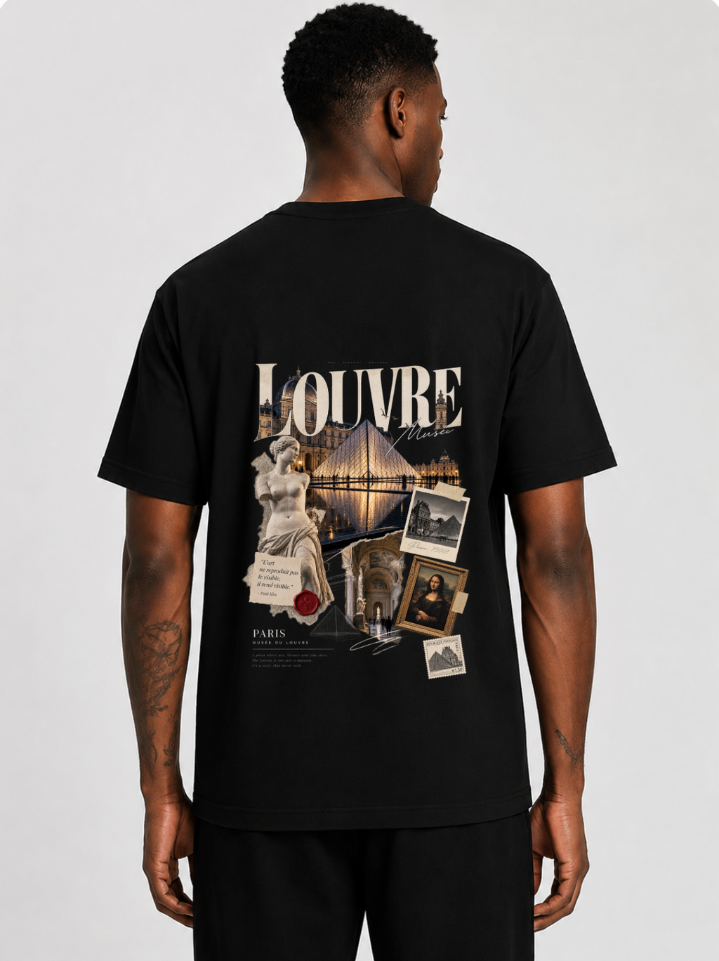 The Art of Paris Tee — Black