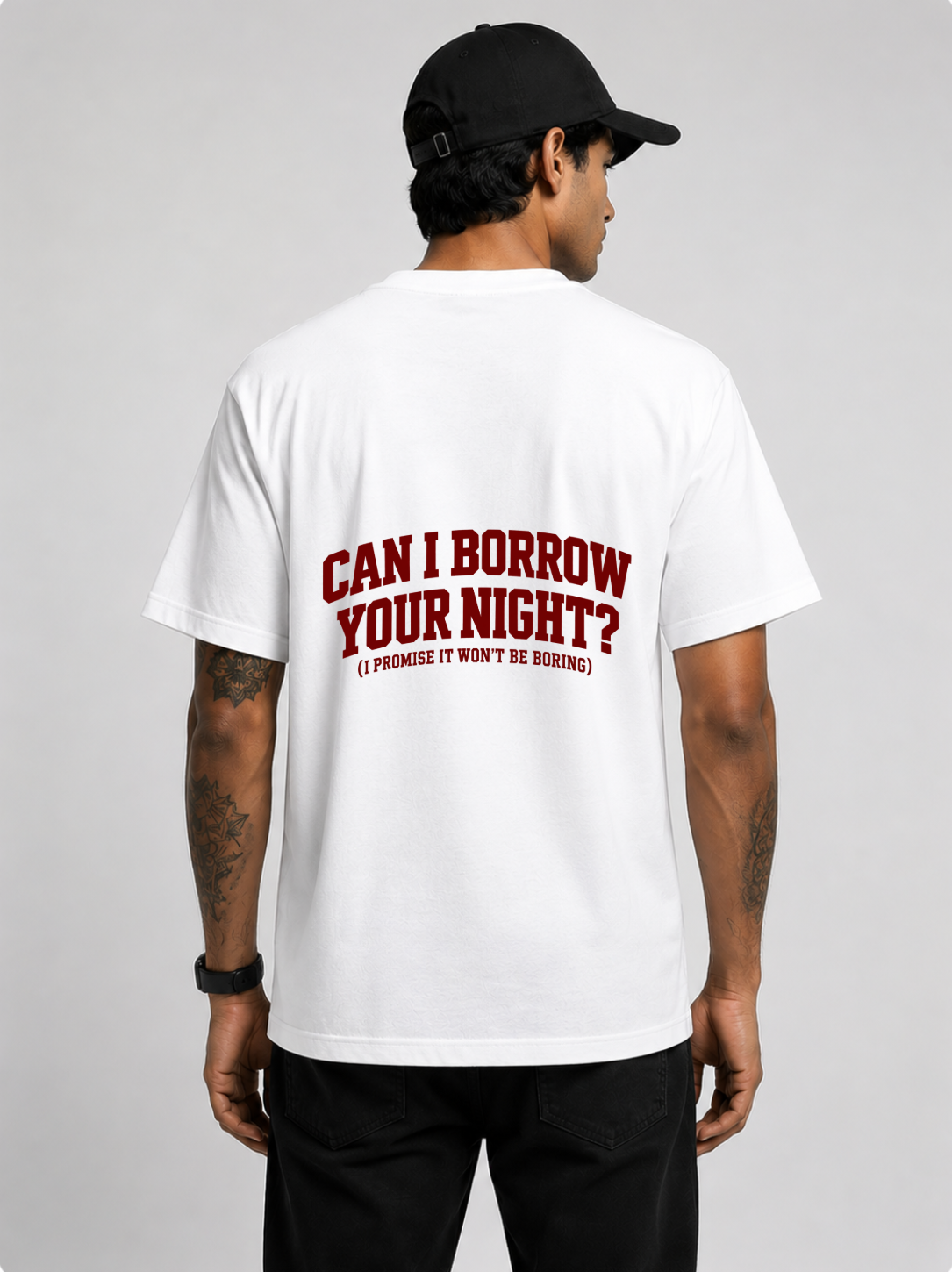 Tonight Won’t Be Boring Tee — White