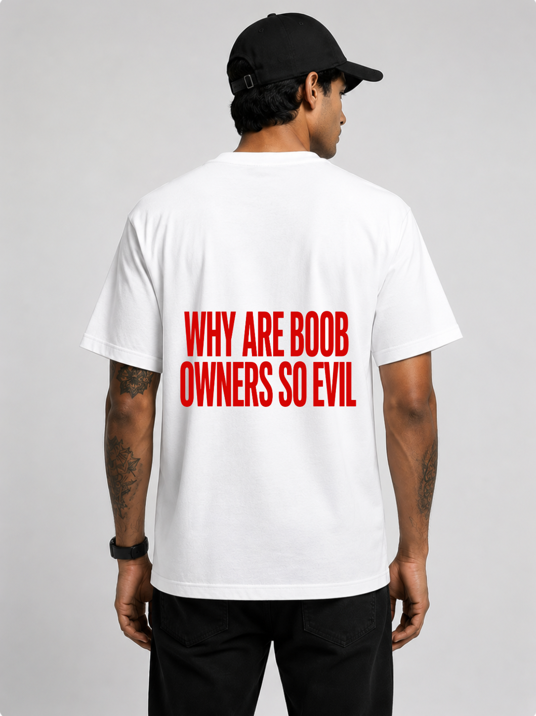 Evil by Nature Tee — Black / White