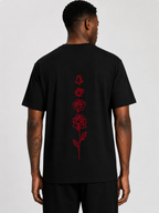 Love In Bloom Tee — Black / White