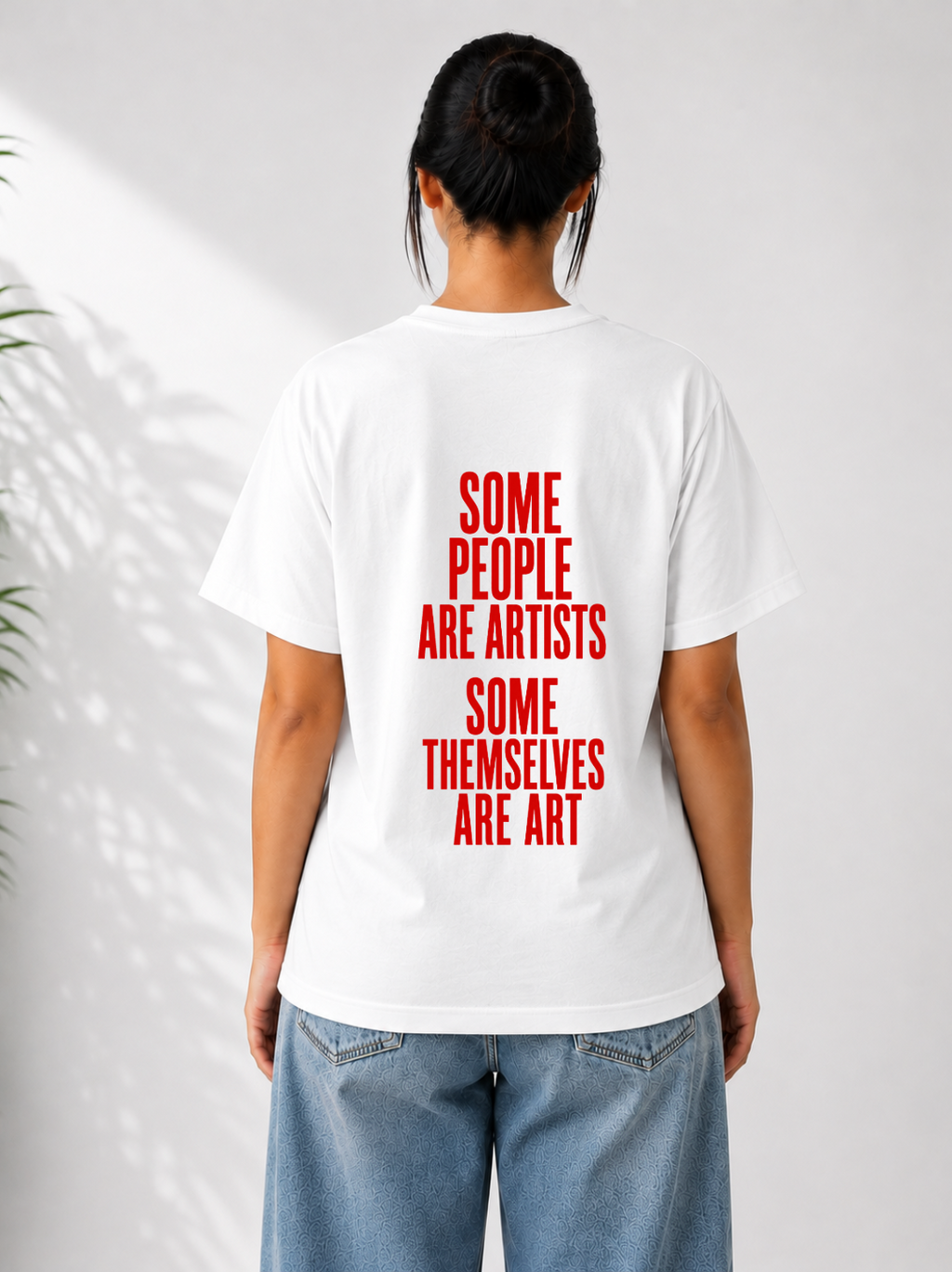 Some Are Art Tee — Black / White
