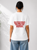 Person In Front Tee — Black / White