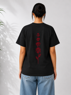 Love In Bloom Tee — Black / White