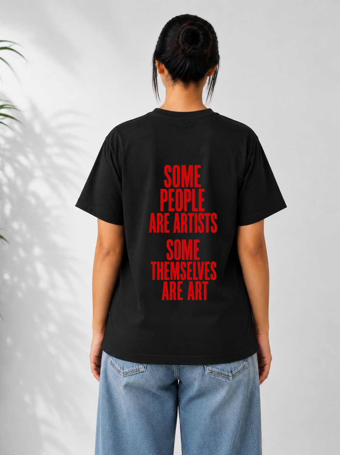 Some Are Art Tee — Black / White