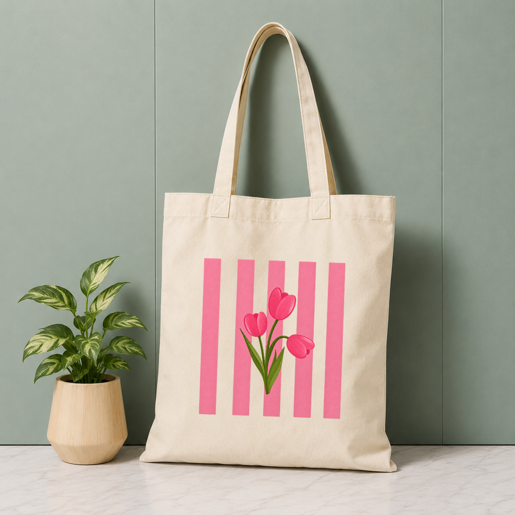 Tulip Stripe Tote