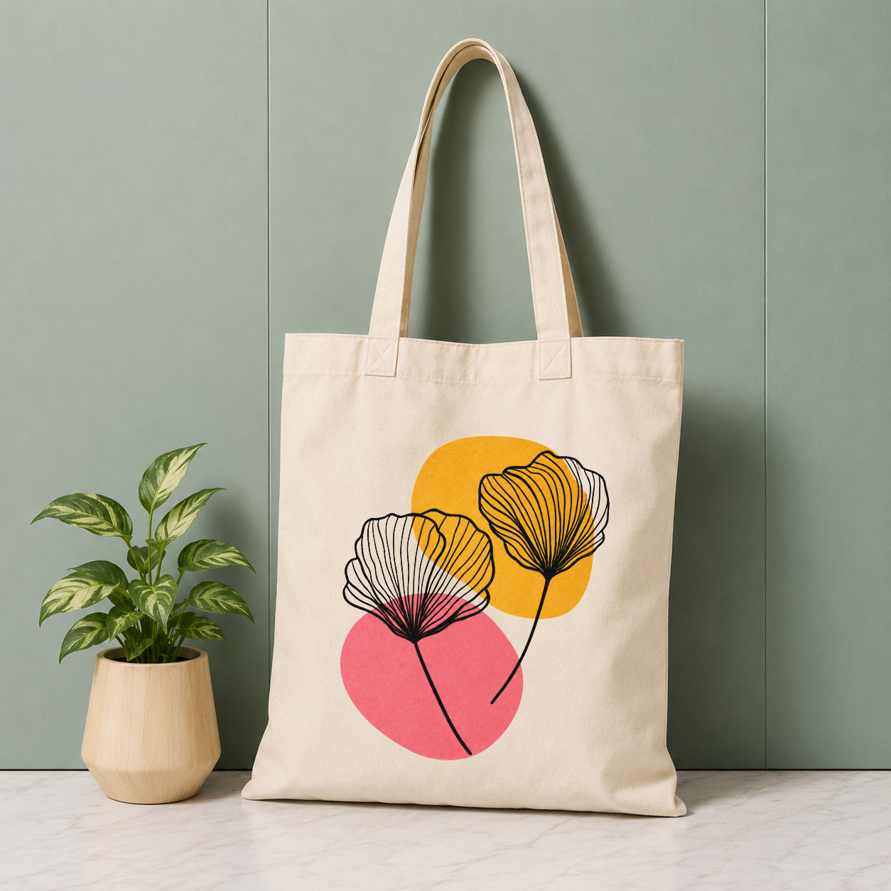 Retro Bloom Tote