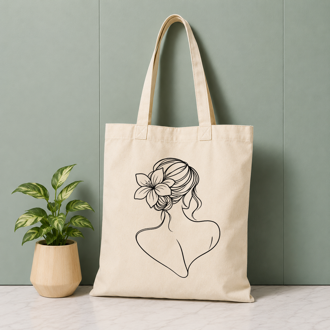 Petal Portrait Tote
