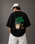 Life Begins After Coffee Tee — Black