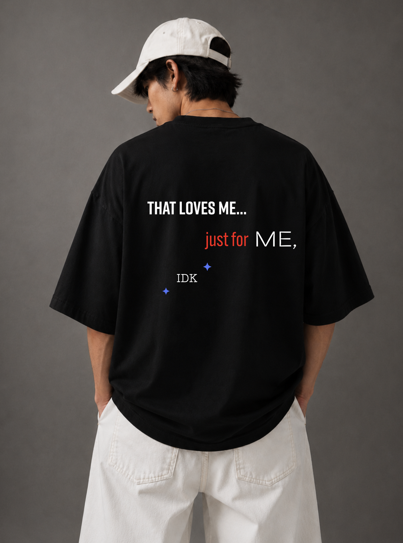 Just For Me Tee — Black