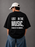 Lost In The Music Tee — Black