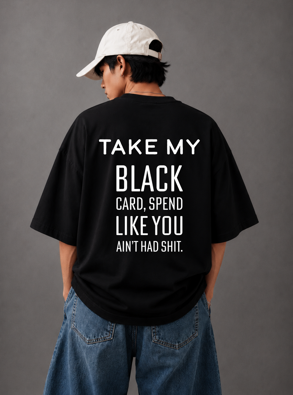 Black Card Tee — Black