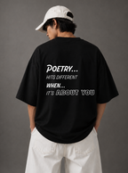 Poetry Tee — Black