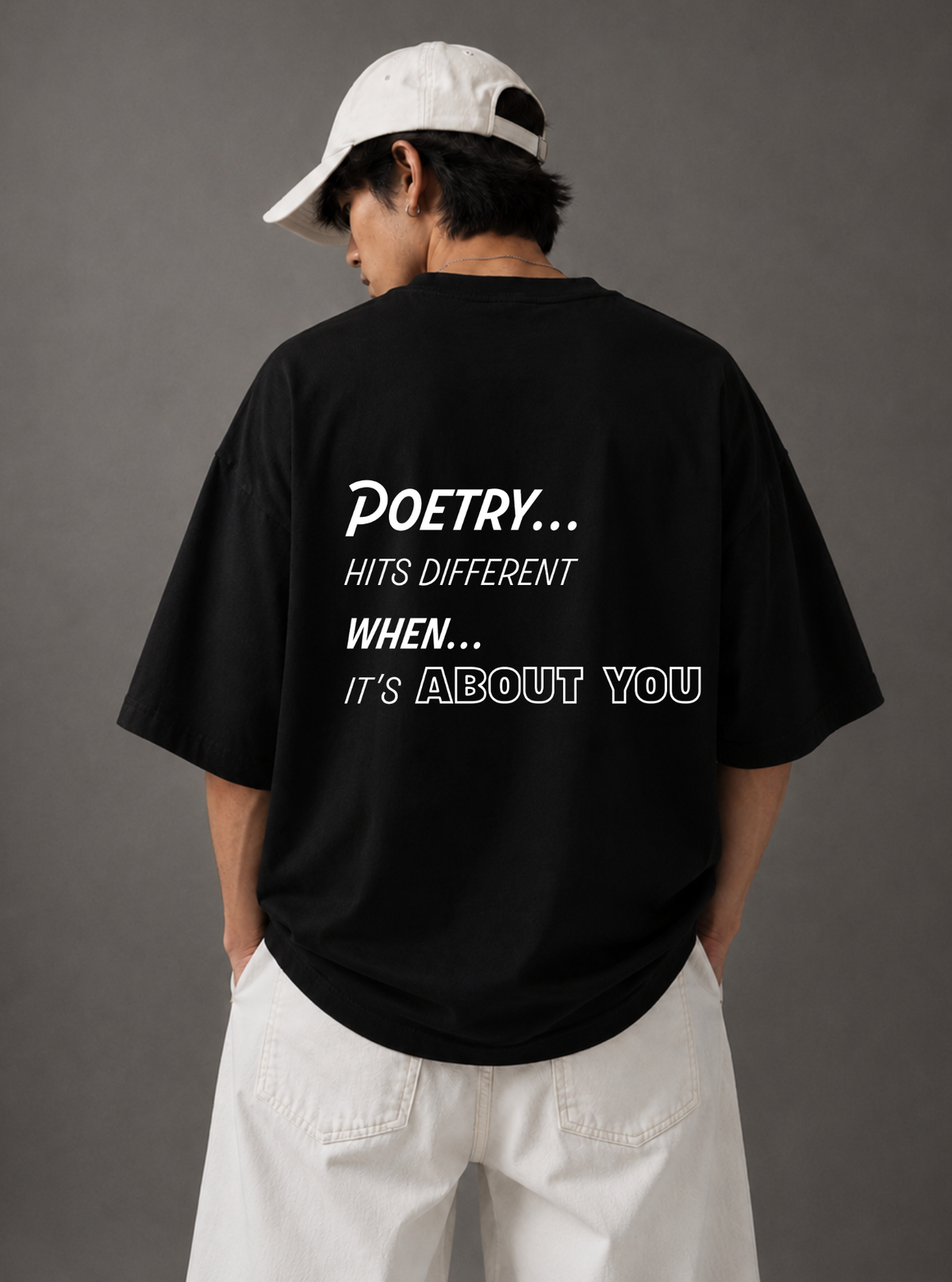 Poetry Tee — Black