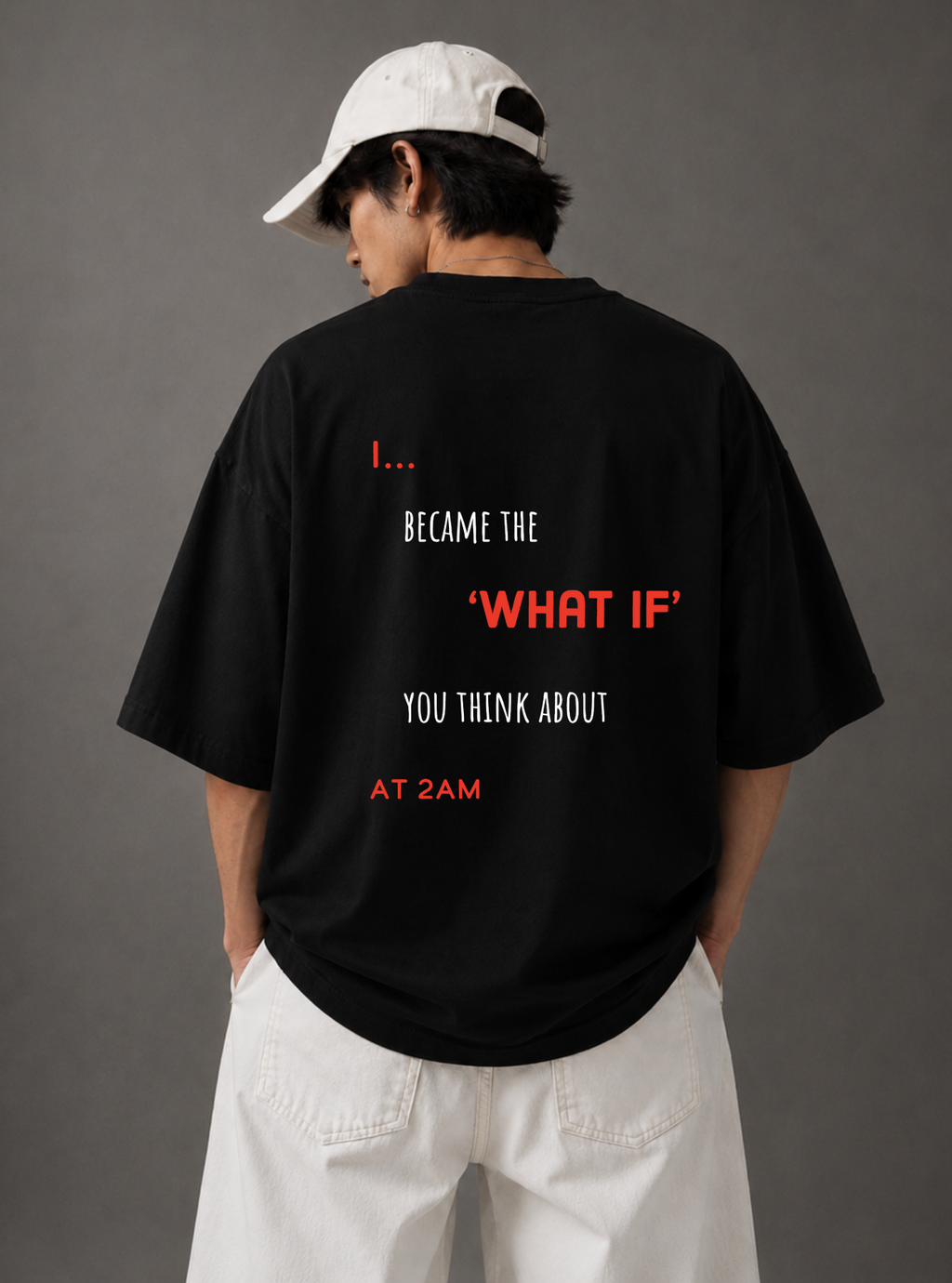 What If Tee — Black