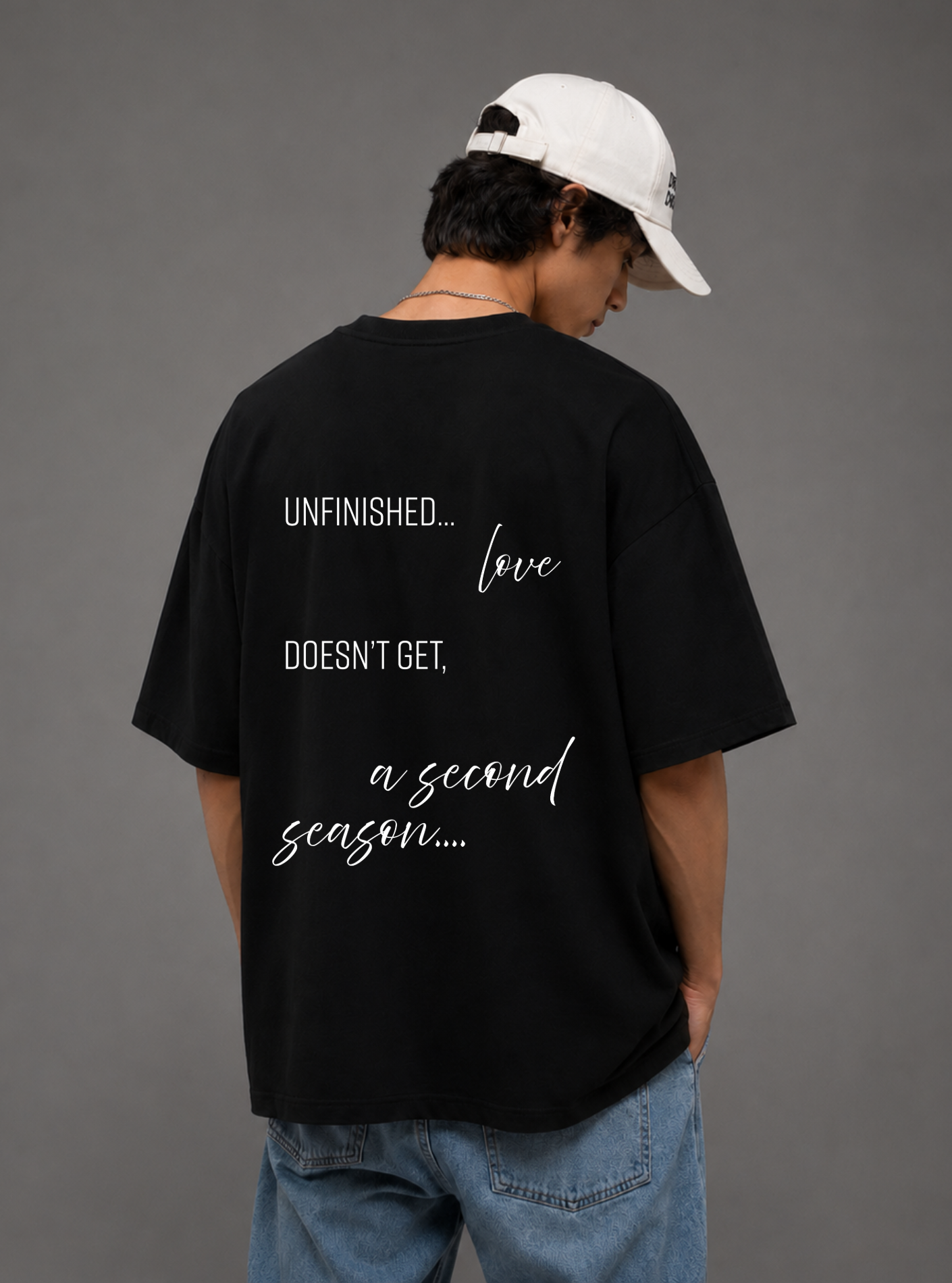 Unfinished Love Tee — Black