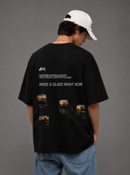 Raise A Glass Tee — Black