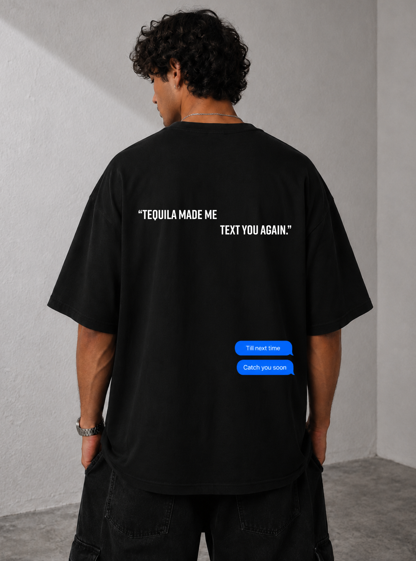 Till Next Time Tee — Black