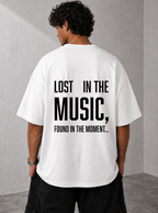 Lost In The Music Tee — White