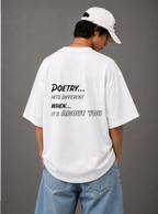 Poetry Tee — White
