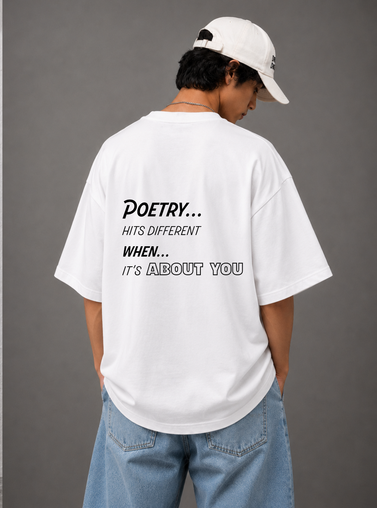 Poetry Tee — White