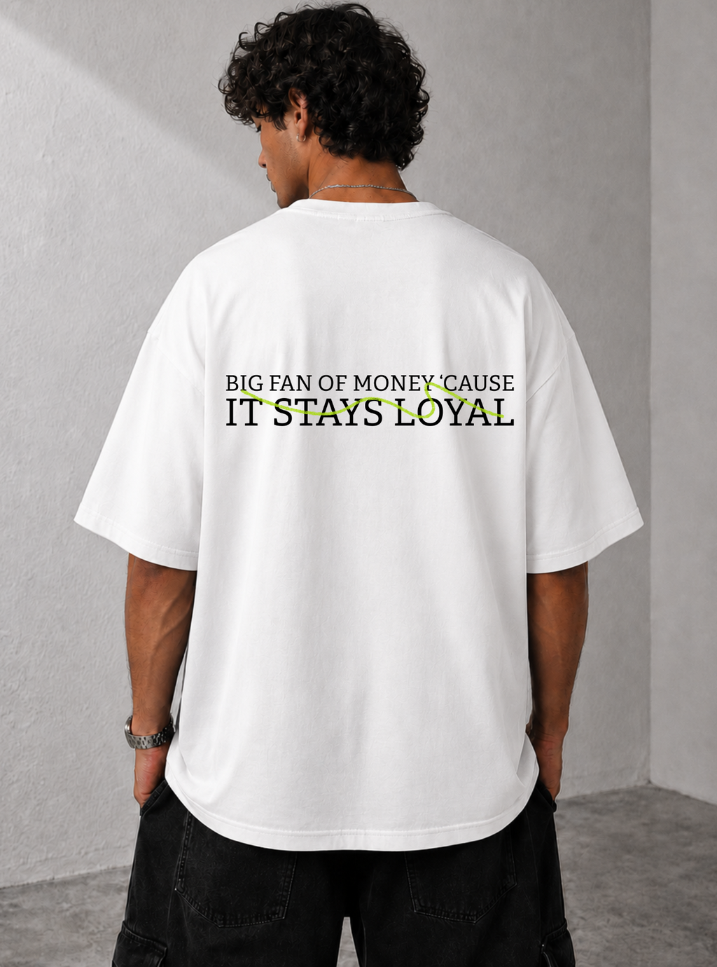 Loyal Money Tee — White