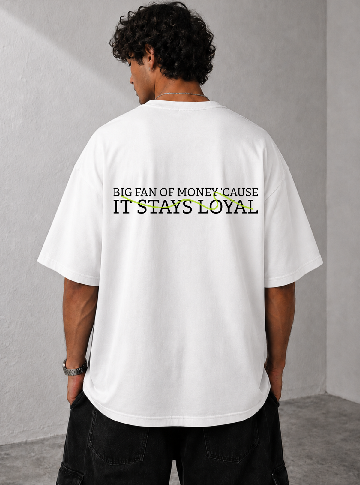 Loyal Money Tee — White
