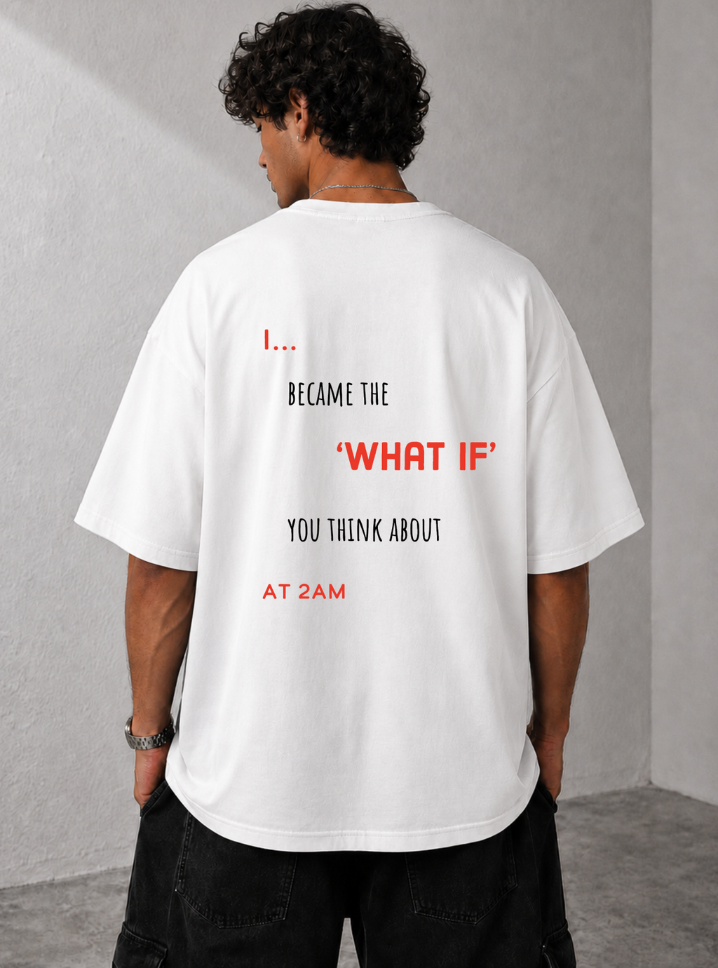 What If Tee — White