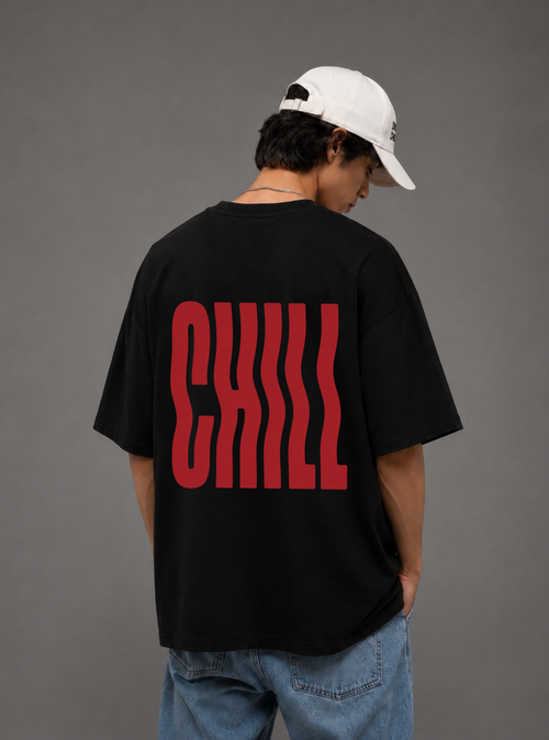 CHILL Tee — Black / White