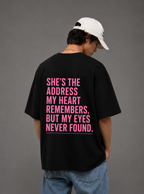 Heart Remembers Tee — Black / White