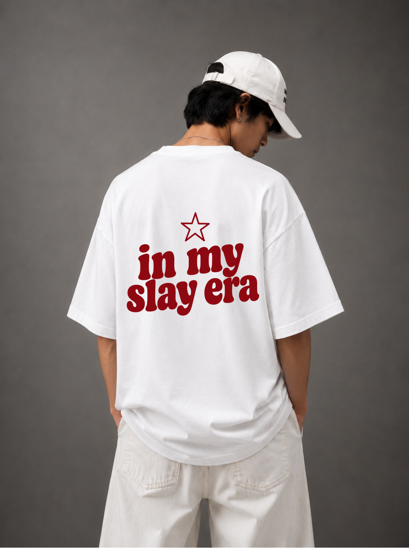 In My Slay Era Tee — Black / White