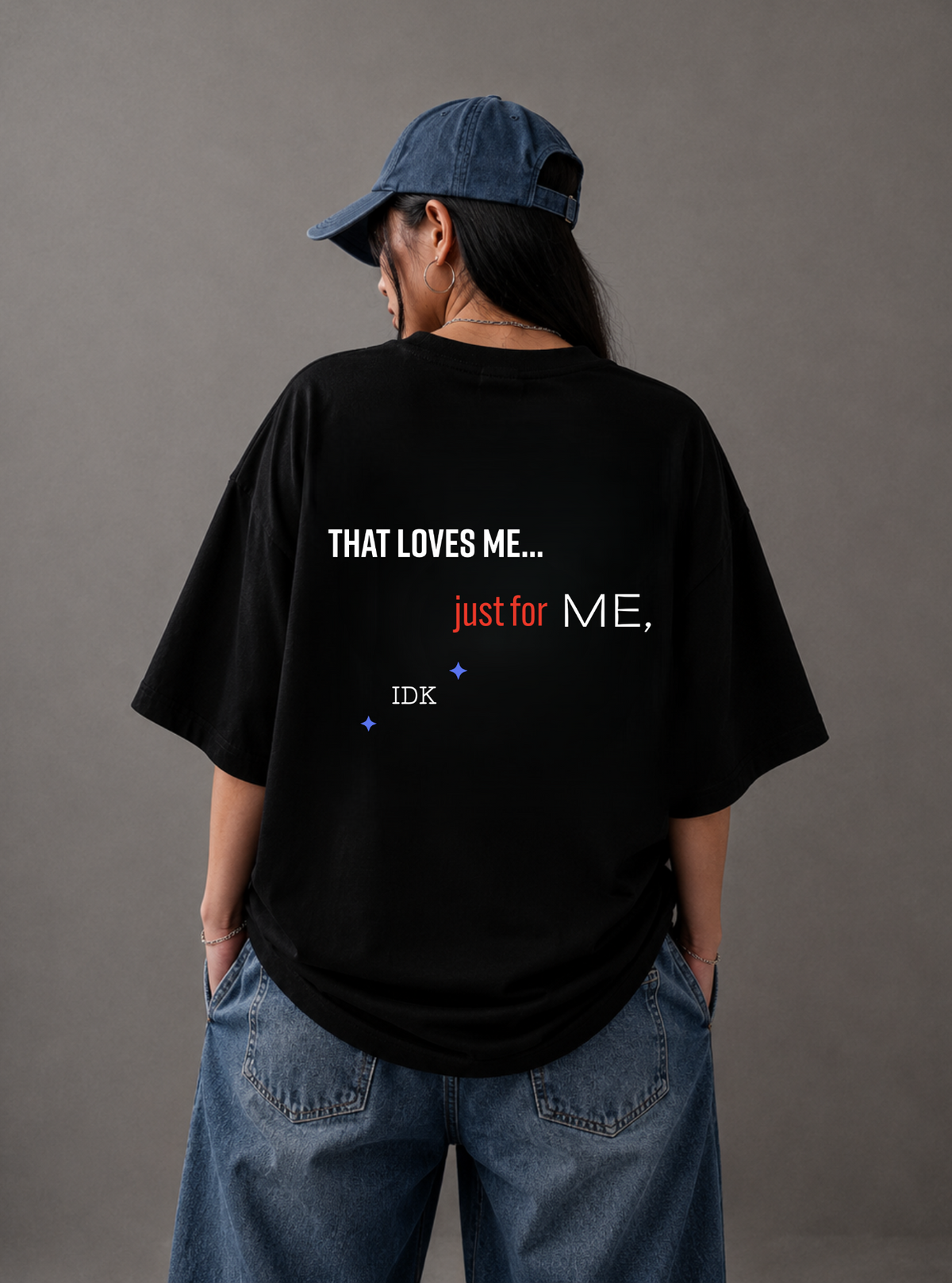 Just For Me Tee — Black