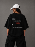 Highlight Red Tee — Black