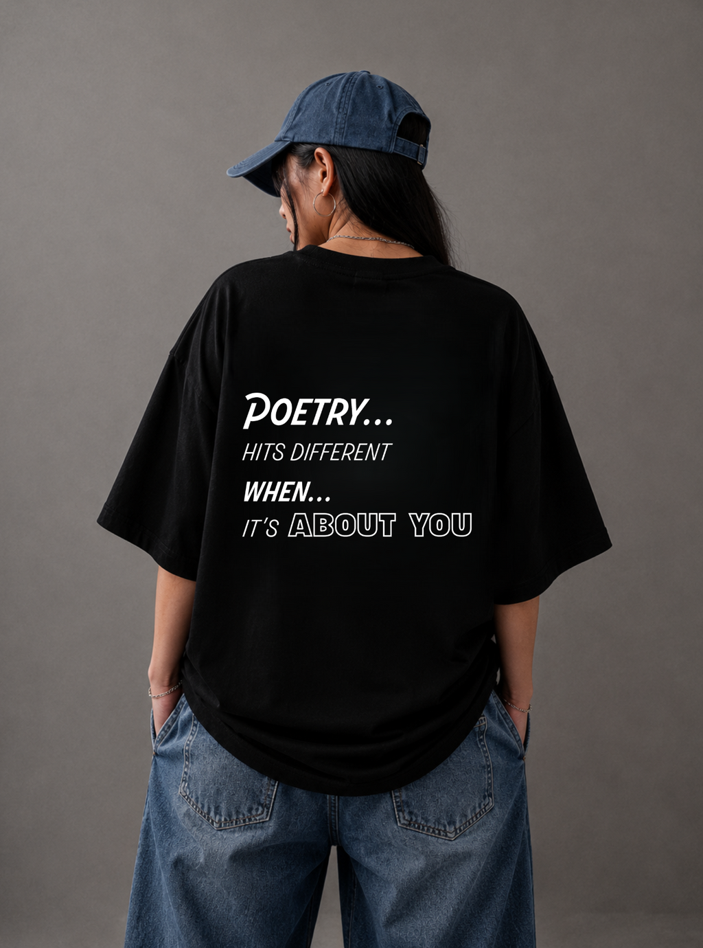 Poetry Tee — Black