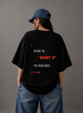 What If Tee — Black