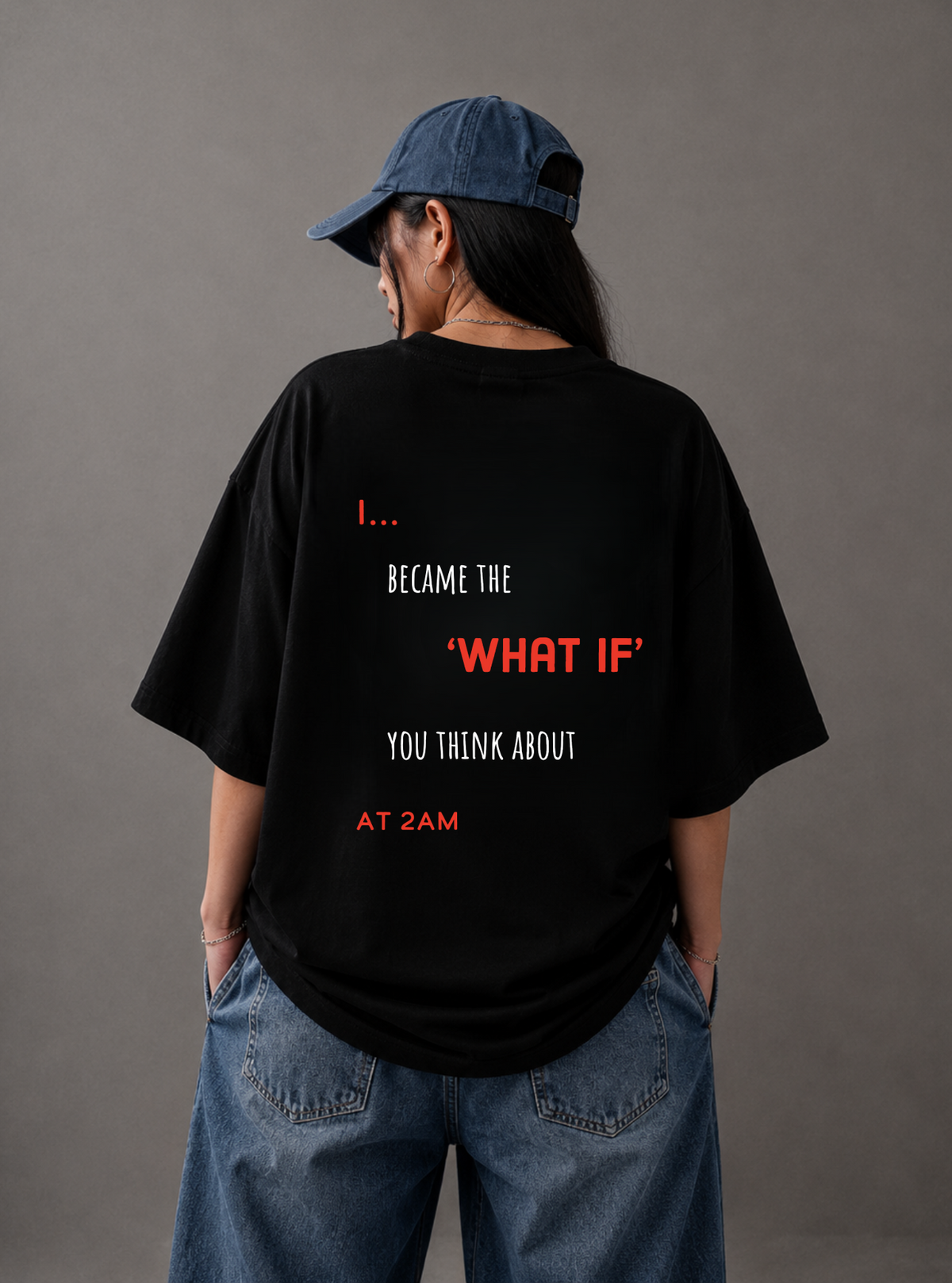 What If Tee — Black