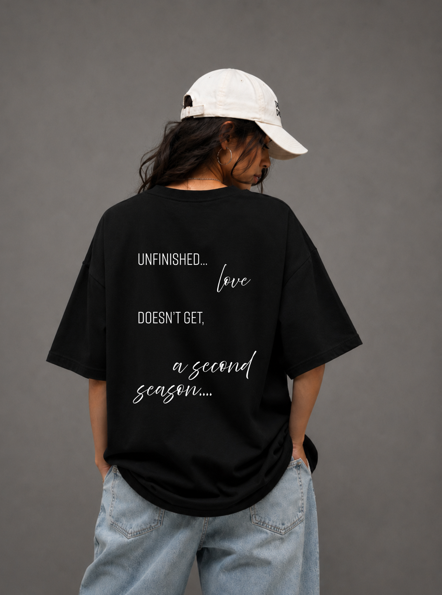 Unfinished Love Tee — Black