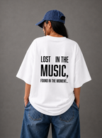 Lost In The Music Tee — White