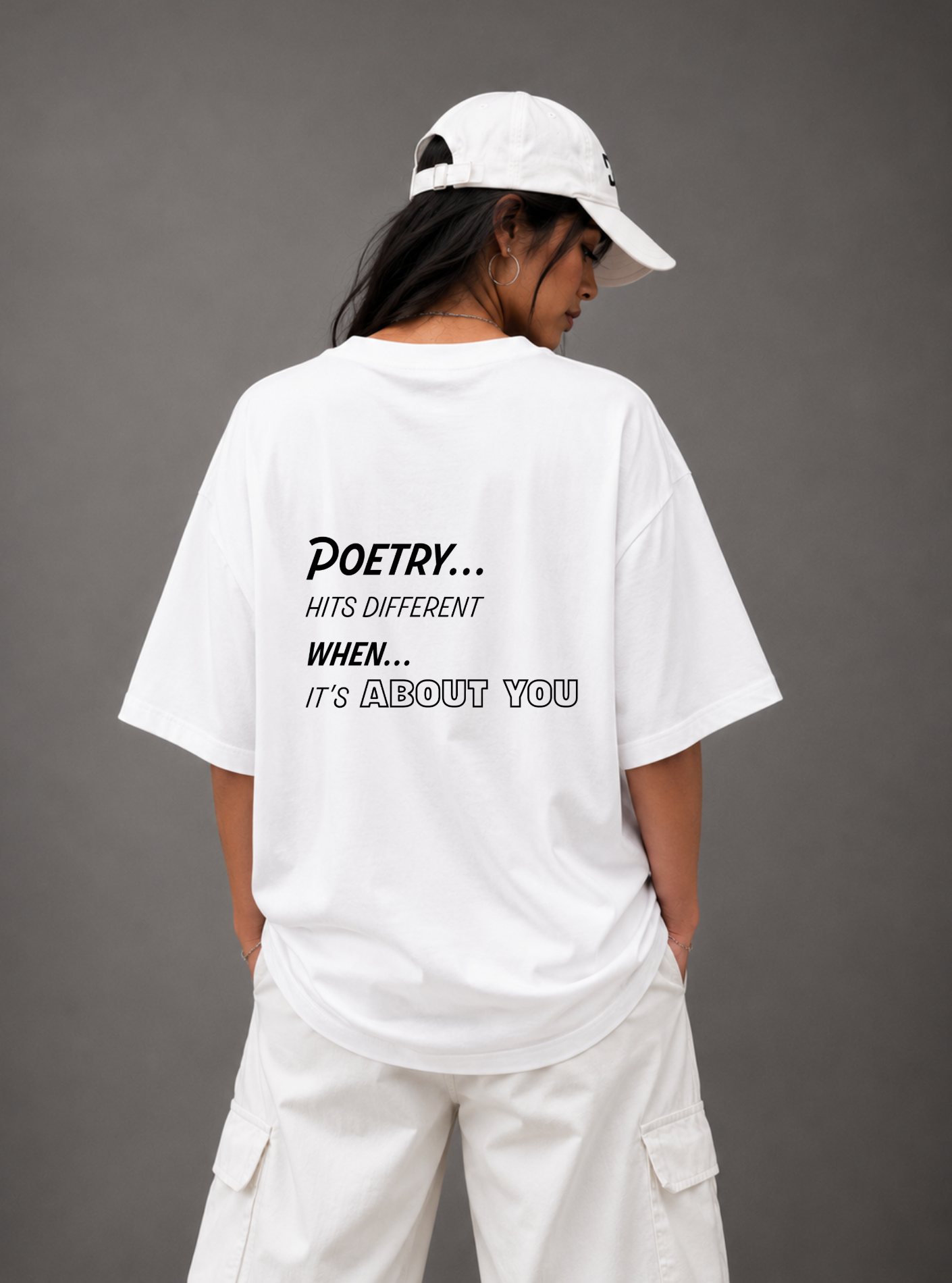 Poetry Tee — White