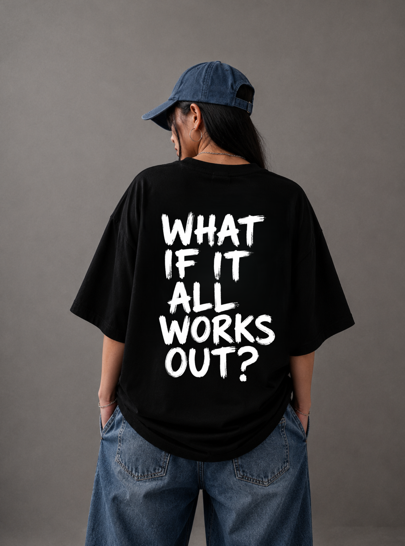 What If It All Works Out? Tee — Black