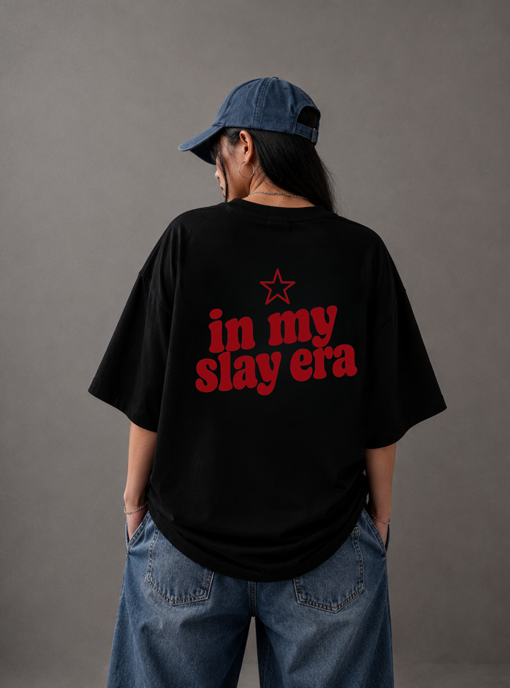 In My Slay Era Tee — Black / White