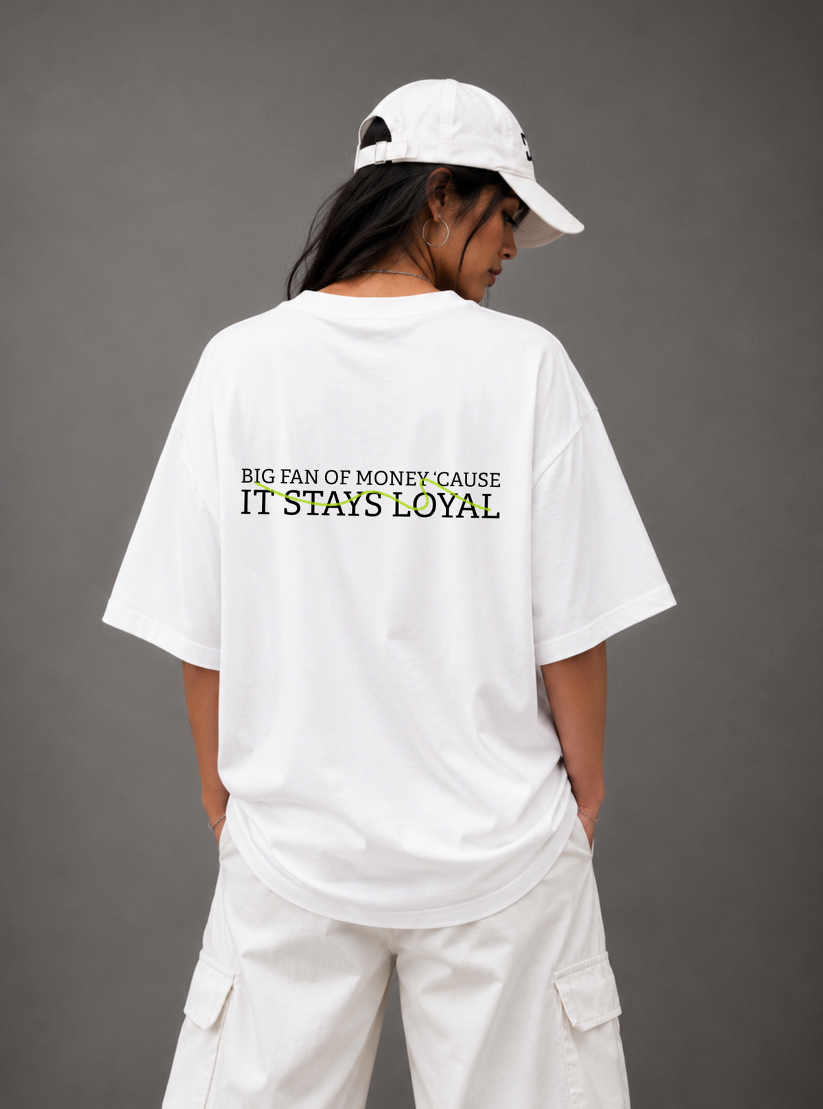 Loyal Money Tee — White