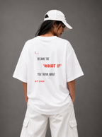What If Tee — White