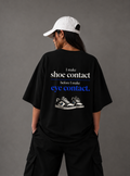 Shoe Contact Before Eye Contact Tee — Black