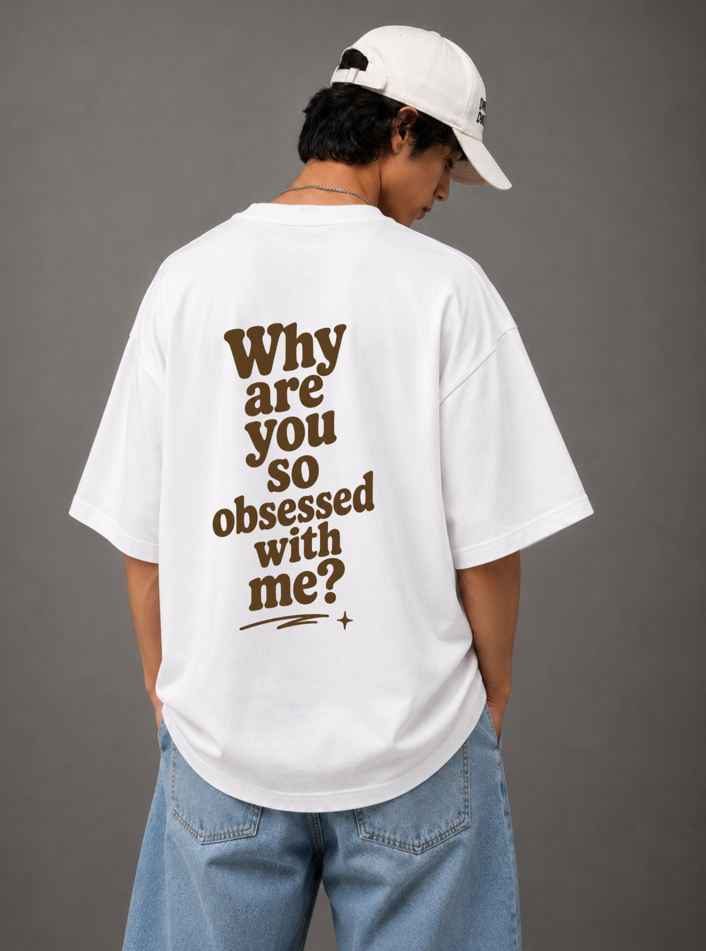 Why Are You So Obsessed With Me? Tee — Black / White