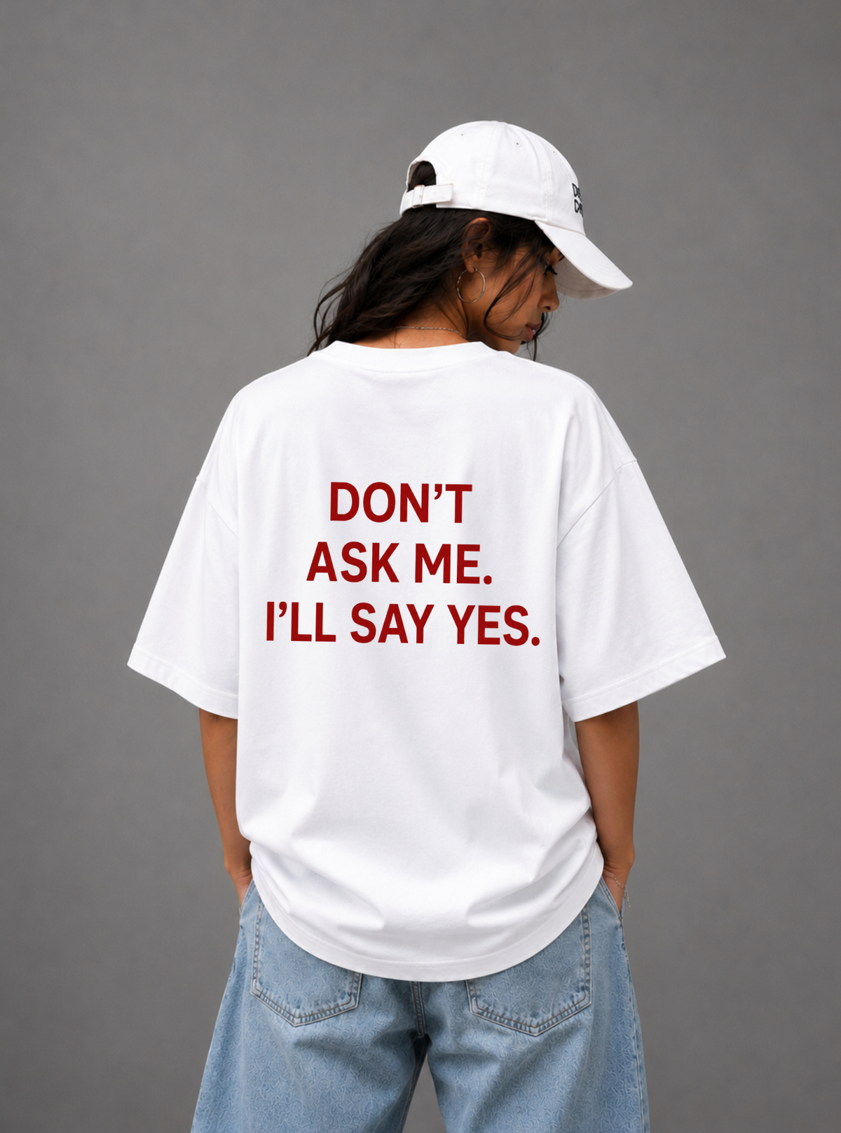 Don't Ask Me Tee — Black / White