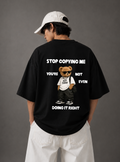 Stop Copying Me Tee — Black / White